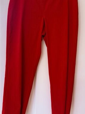 Style & Co. Red Cropped Ankle Pants
